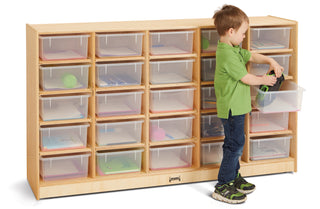 Jonti-Craft¨ 25 Tub Mobile Storage - with Clear Tubs