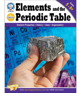 Elements and the Periodic Table Workbook Grade 5-12 Paperback