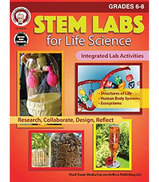STEM Labs for Life Science Resource Book Grade 6-8 Paperback