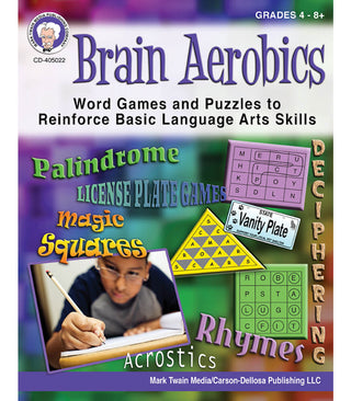 Brain Aerobics Workbook Grade 4-9 Paperback