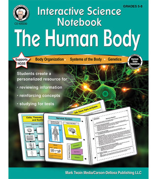 Interactive Science Notebook: The Human Body Resource Book Grade 5-8 Paperback