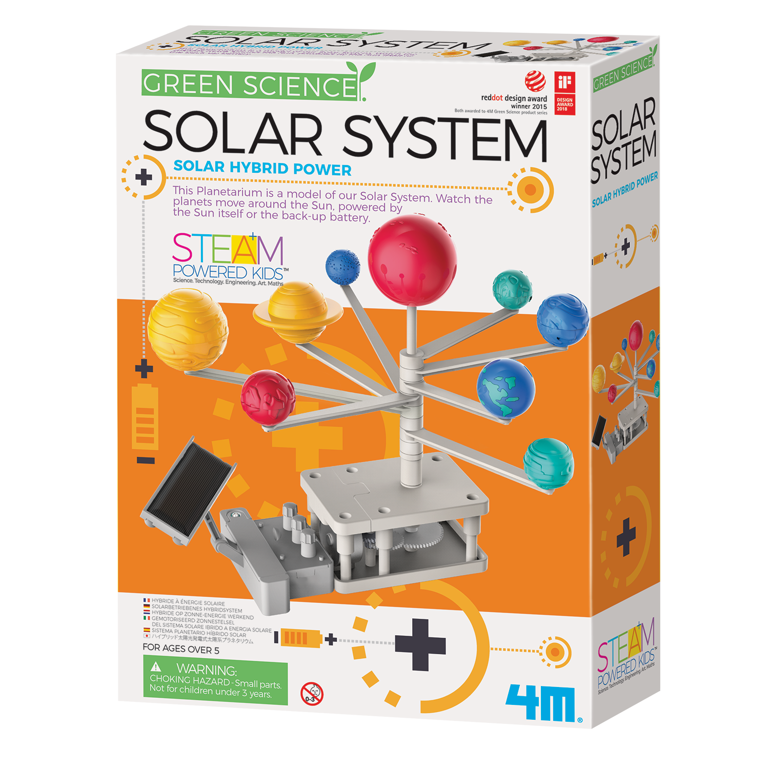 4M Green Science Rotating Solar System Kids Science Kit CM School Supply