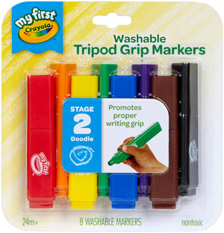 Crayola® My First Tripod Grip Markers-8/Pkg