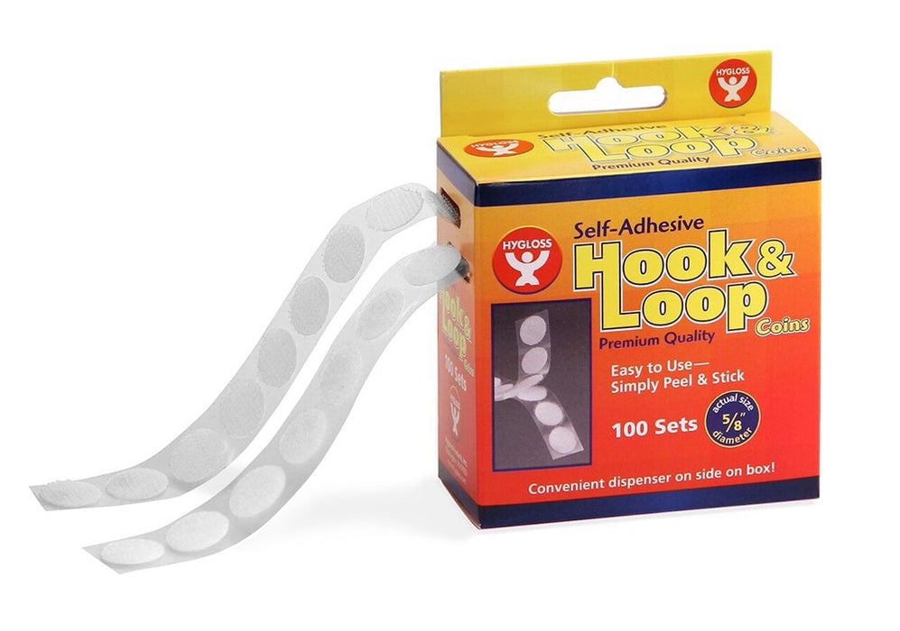 Hook & Loop Fastener Coins (⅝"-100 count)