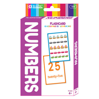 BAZIC Numbers Flash Cards (36/Pack)