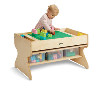 Jonti-Craft¨ Deluxe Building Table  - Preschool Brick Compatible