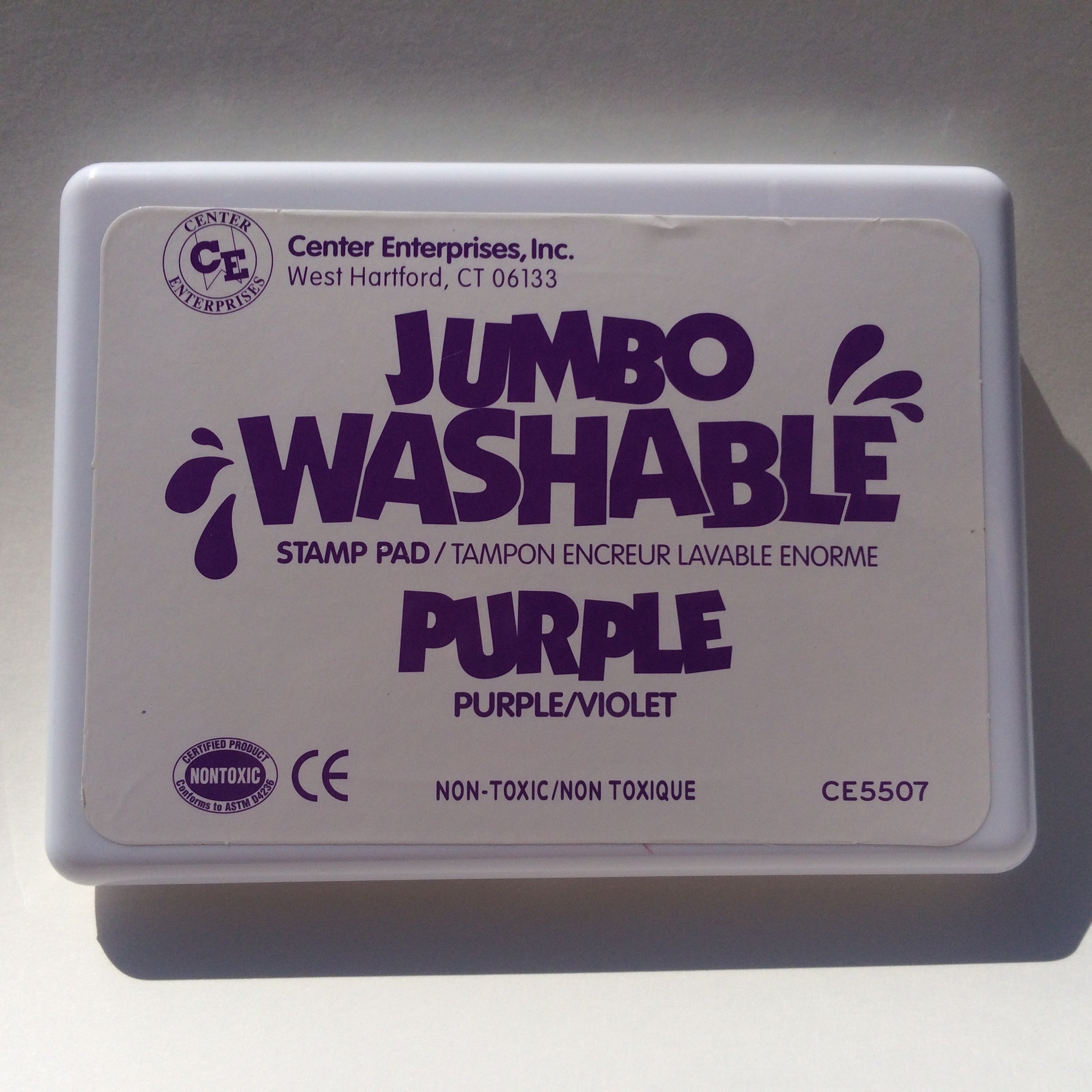 thumbnail image 2 of Colorations? Classic Colors Jumbo Washable Stamp Pads - Set Of 6 2 of 12