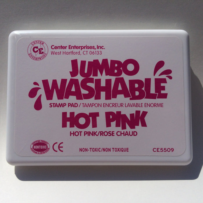 Jumbo Washable Ink Stamp Pad Assorted Colors — CM School Supply