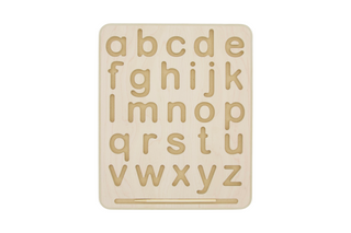 Wooden Alphabet & Numbers Tracing Boards w/ Stylus