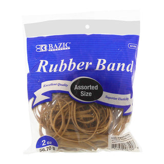 BAZIC 2 Oz./ 56.70 g Assorted Sizes Rubber Bands
