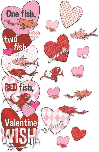 Dr. Seuss One Fish Two Fish Valentine's Day All-in-One Door Decor Kits