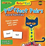 Edupress Pete The Cat Purrfect Pairs Game: Word Families