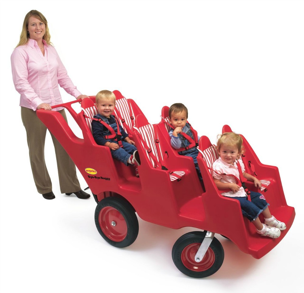 red wagon stroller Bye-Bye Buggy (4-Seat)