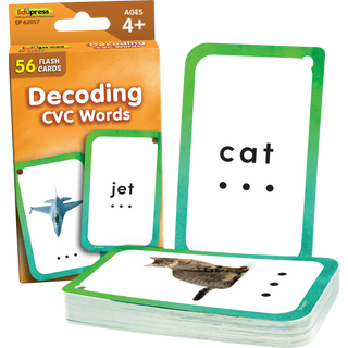 Decoding CVC Words Flash Cards