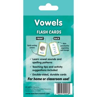 Vowels Flash Cards