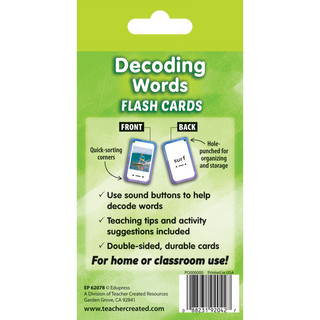 Decoding Words Flash Cards