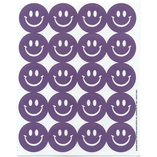 Grape Scented Smile Stickers