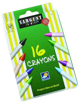 Sargent Art® Regular Crayons (16 count)(DISC)