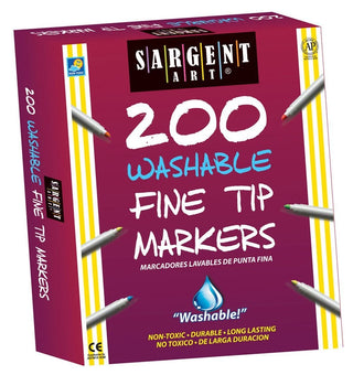 Sargent Art®Fine Tip Washable Marker Classpack