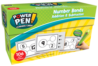 Power Pen¨ Learning Cards: Number Bonds - Addition & Subtraction