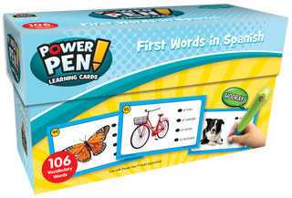 Power Pen¨ Learning Cards: First Words in Spanish