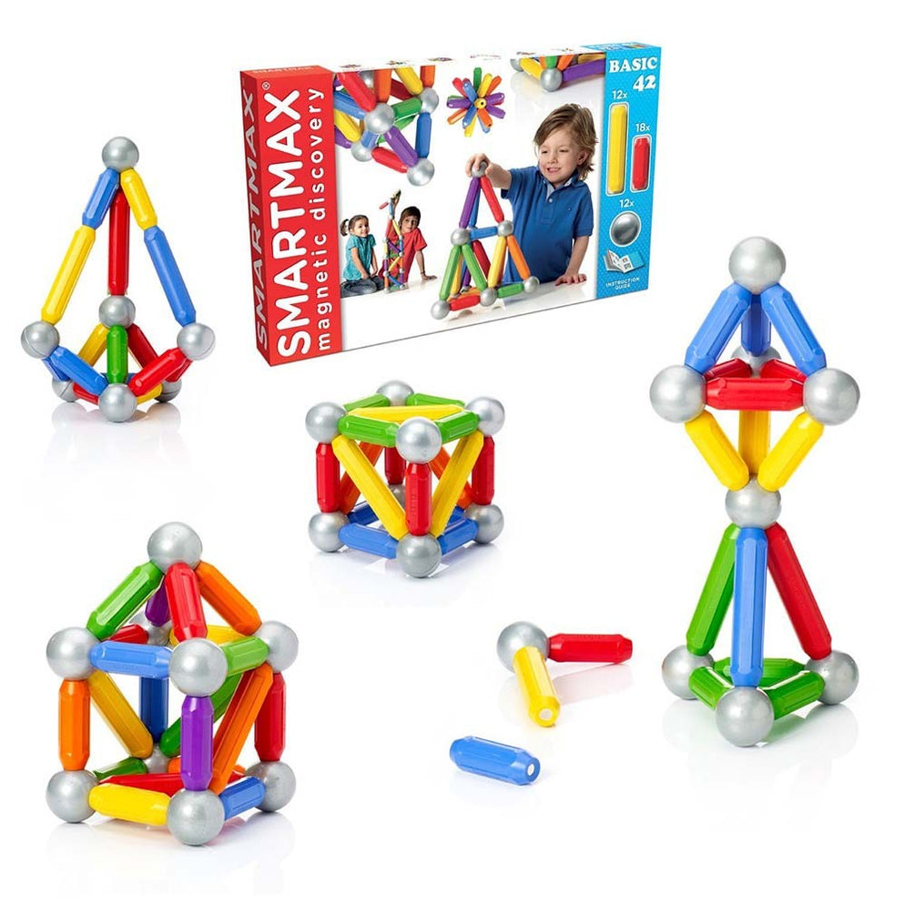 SmartMax® Magnetic 42-Piece Basic Building Set — CM School Supply