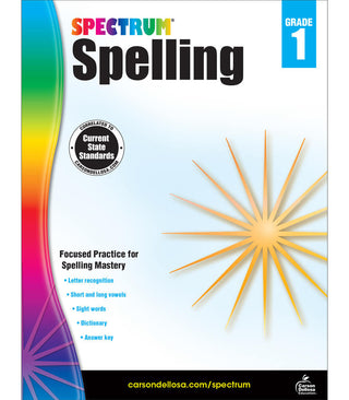 Spectrum Spelling Workbook Grade 1 Paperback