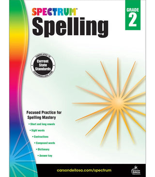 Spectrum Spelling Workbook Grade 2 Paperback