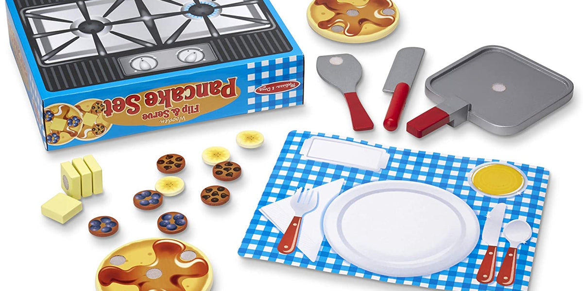 Melissa & Doug Baking Play Set (20 pcs) - Play Kitchen Accessories
