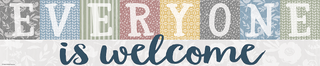 Classroom Cottage Everyone is Welcome Banner