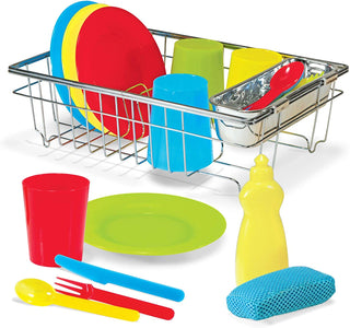Let's Play House Wash and Dry Dish Set (24 pcs)
