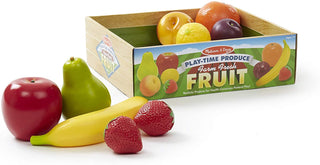 Produce Fruits Play Food Set With Crate (9 pcs)