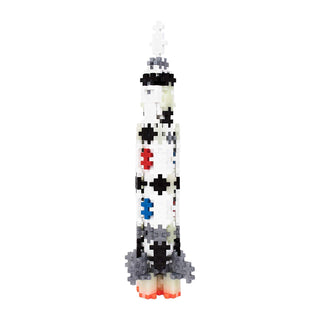 Construction Building Toy, Mini Maker Tube - 240 Piece - Saturn V Rocket