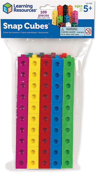 Snap Cubes, Homeschool, Educational Counting Toy, Math Classroom Accessories