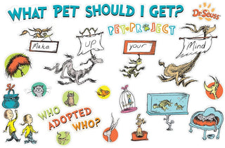 Dr. Seuss 'What Pet Should I Get?' Bulletin Board Set