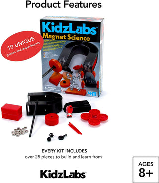 Magnet Science Kit - 10 Magnetic Experiments & Games