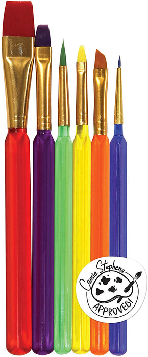Ready2Learn Easy Grip Paint Brushes, Set of 6