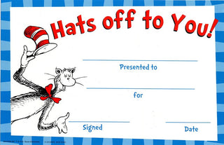 Cat in the Hat™ Hats Off to You! Recognition Awards