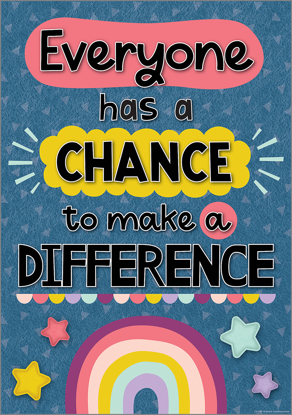 Everyone Has a Chance to Make a Difference Positive Poster – CM School ...