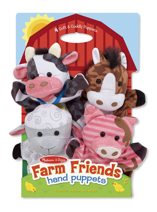 Farm Friends Hand Puppets - Set of 4
