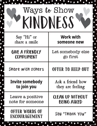 Ways to Show Kindness Chart