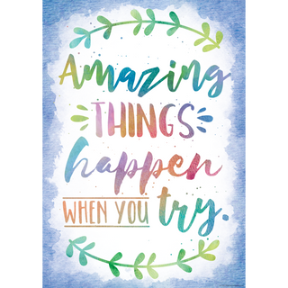 Amazing Things Happen When You Try Positive Poster