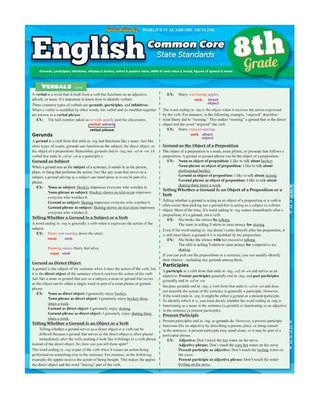QuickStudy: English Common Core (8th grade)