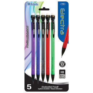BAZIC Electra 0.7 mm Mechanical Pencil (5/Pack)
