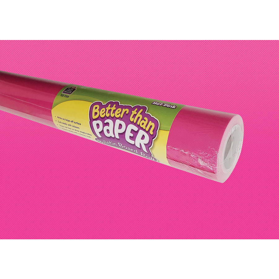 Hot Pink Better Than Paper Hot Pink Bulletin Board Roll CM School