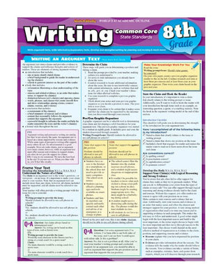 QuickStudy: Writing Common Core (8th grade)