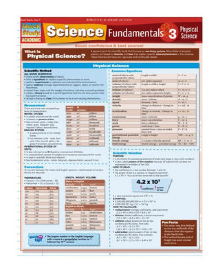 QuickStudy: Science Fundamentals 3 (Physical Science)