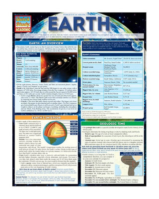 QuickStudy® Earth Laminated Study Guide