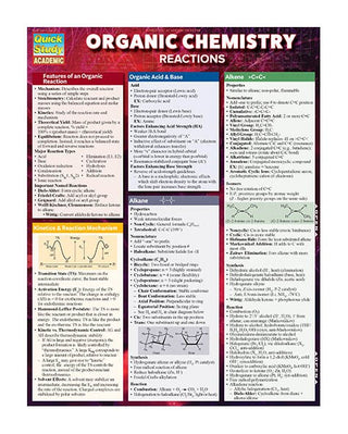 QuickStudy: Organic Chemistry Reactions