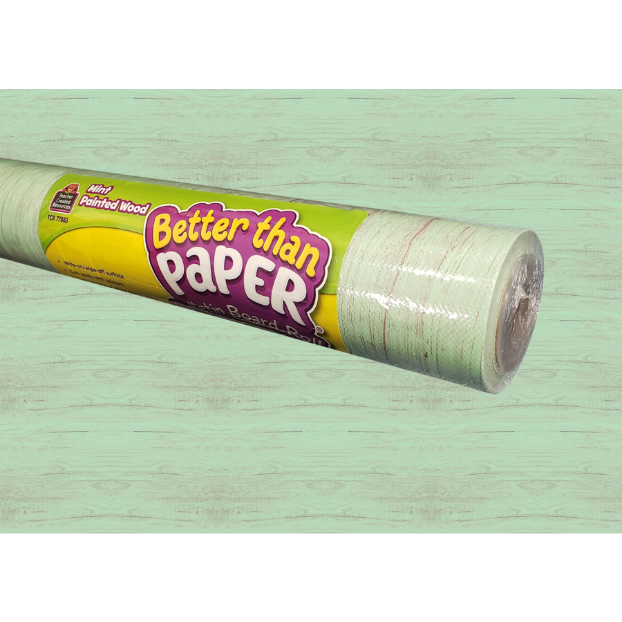 Mint Painted Wood Better Than Paper Bulletin Board Roll — CM School Supply